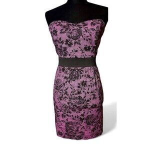Silence + Noise Urban Outfitters Strapless Fairy Sexy Witchy Purple/Black SZ L